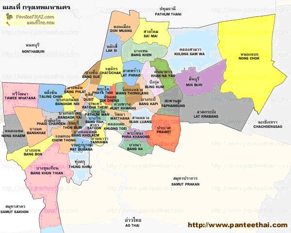 tour map bangkok