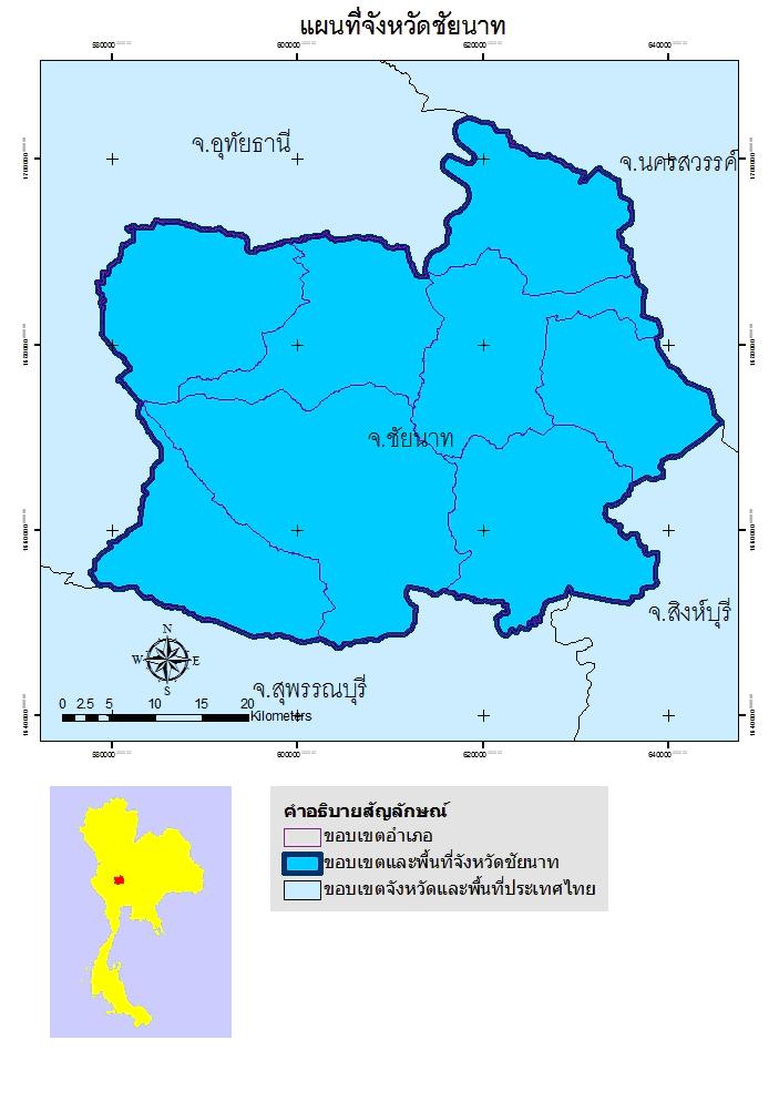tour map chai nat