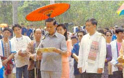 tour mae nam chan ceremony destined chiang rai