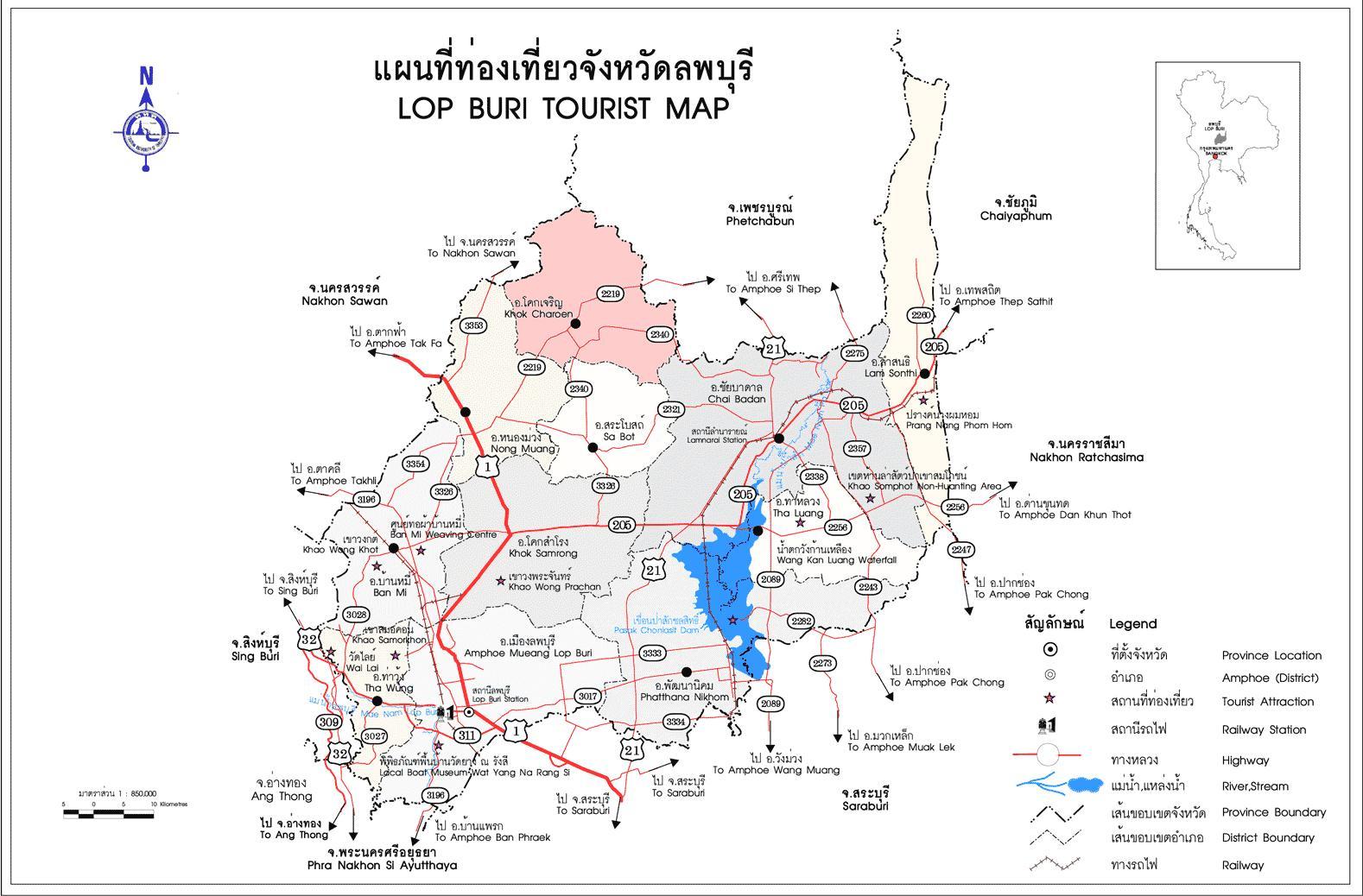tour map lop buri 3