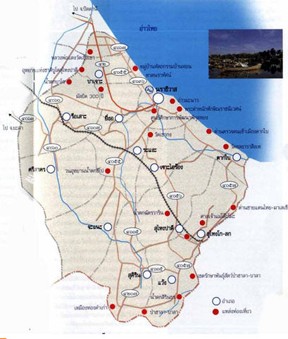 tour map narathiwat