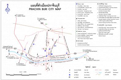 tour map prachin buri 2