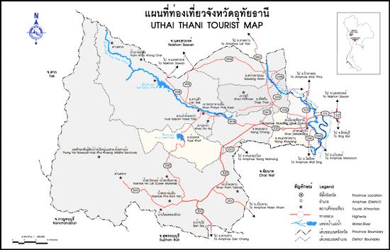 ทัวร์ แผนที่ท่องเที่ยว จังหวัดอุทัยธานี tour map uthai thani 3